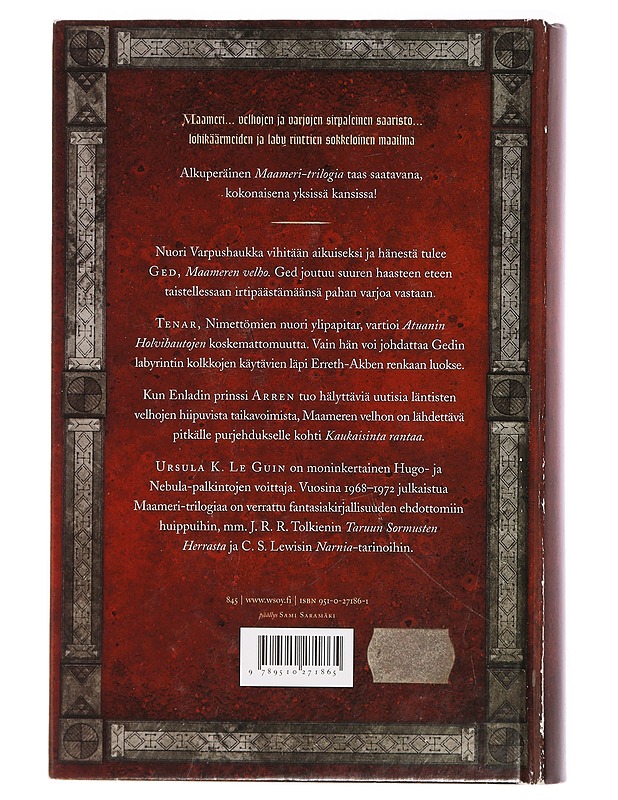 Maameren tarinat 1-3 - Le Guin, Ursula K. - Fantasia- ja scifi - 10105447102 - 1