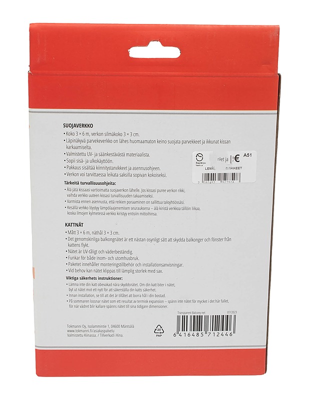 REALCAT suojaverkko - Lemmikkitarvikkeet - 10105447125 - 2