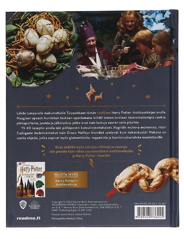 Harry Potter : Velhomaailman kokkauskirja - Farrow, Joanna - Ruokakirjat - 10105447132 - 1