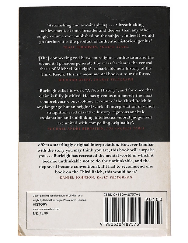 The Third Reich - A New History - Burleigh Michael  - Historiakirjat - 10105447150 - 1