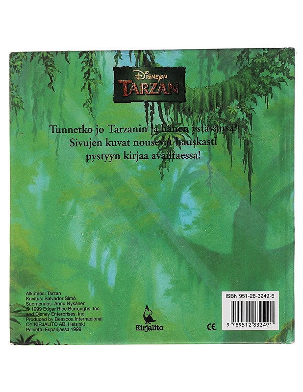 Tarzan : näyttämökirja - Simó, Salvador - Lastenkirjat - 10105447156 - 1