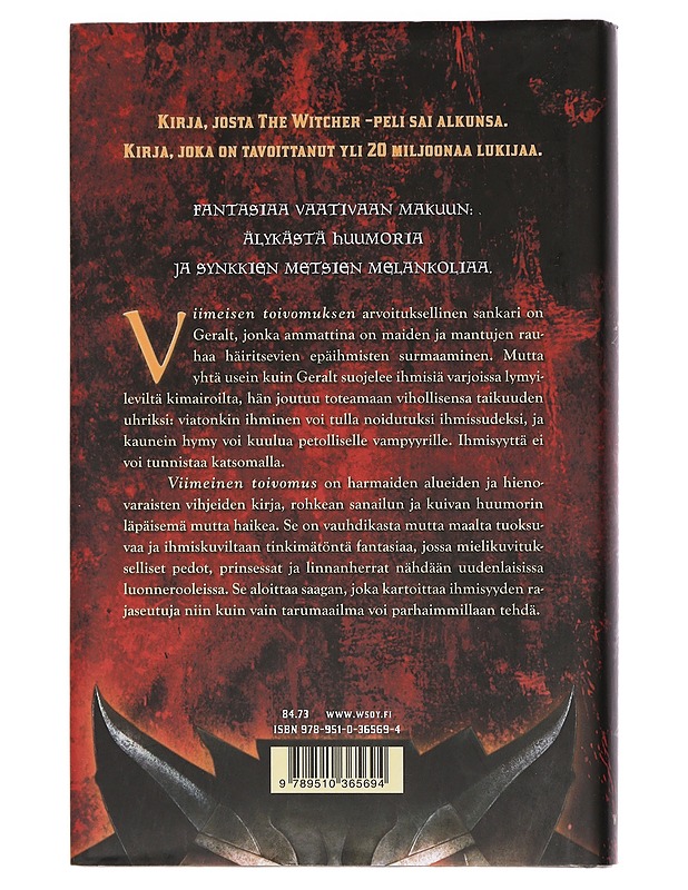 Viimeinen toivomus - Sapkowski, Andrzej - Fantasia- ja scifi - 10105447158 - 1