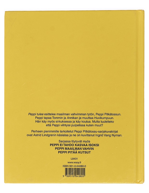 Peppi tulee - Lindgren, Astrid - Lastenkirjat - 10105447176 - 1