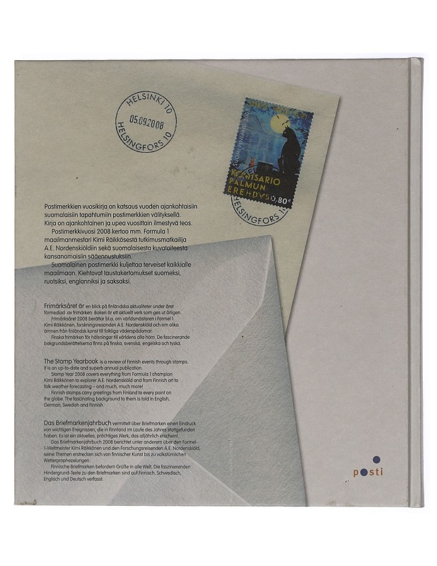Postimerkkivuosi 2008 = Frimärksåret = Stamp Year = Briefmarkenjahr - Muurinen, Anna - Tietokirjat ja oppaat - 10105447166 - 1