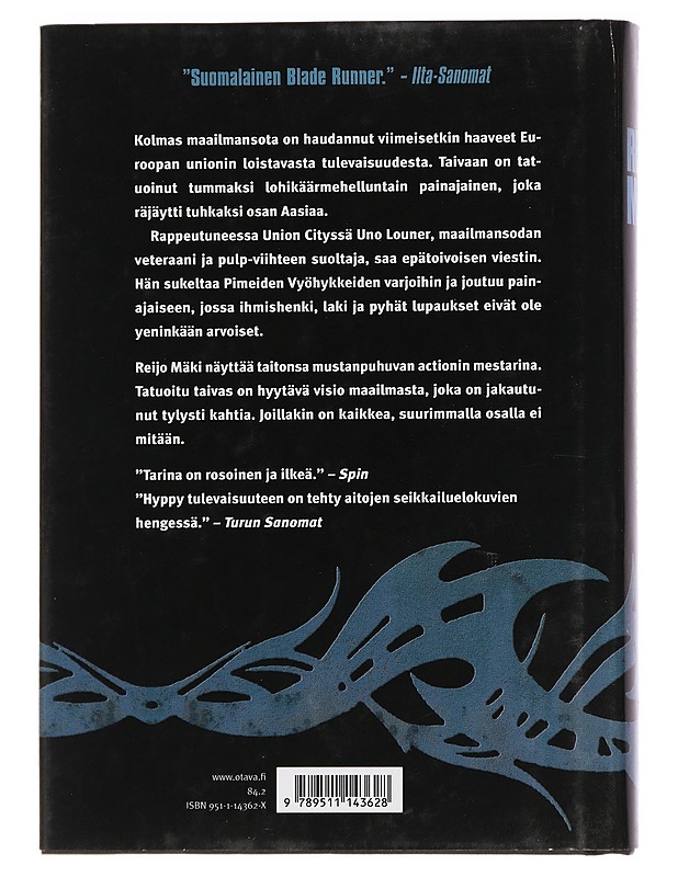 Tatuoitu taivas - Reijo Mäki - Romaanit ja novellit - 10105447183 - 1