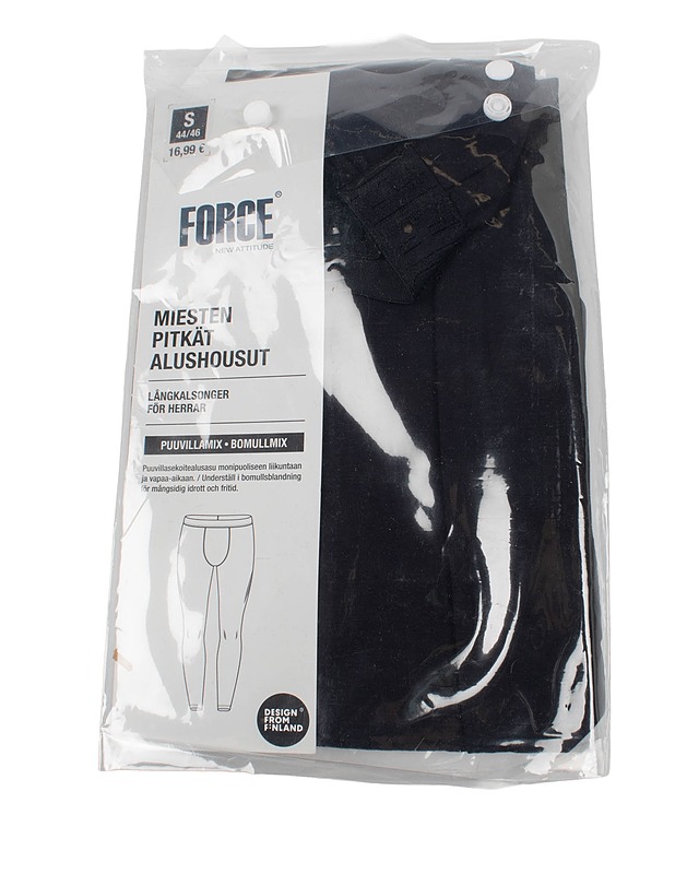 FORCE miesten pitkät alushousut, S - Alusvaatteet - 10105447210 - 0
