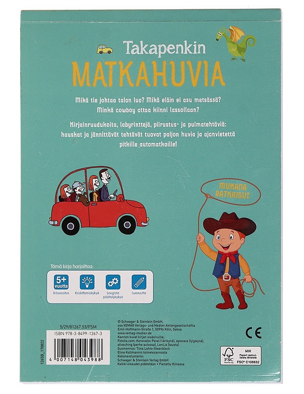 Takepenkin Matkahuvia - Lastenkirjat - 10105447280 - 1