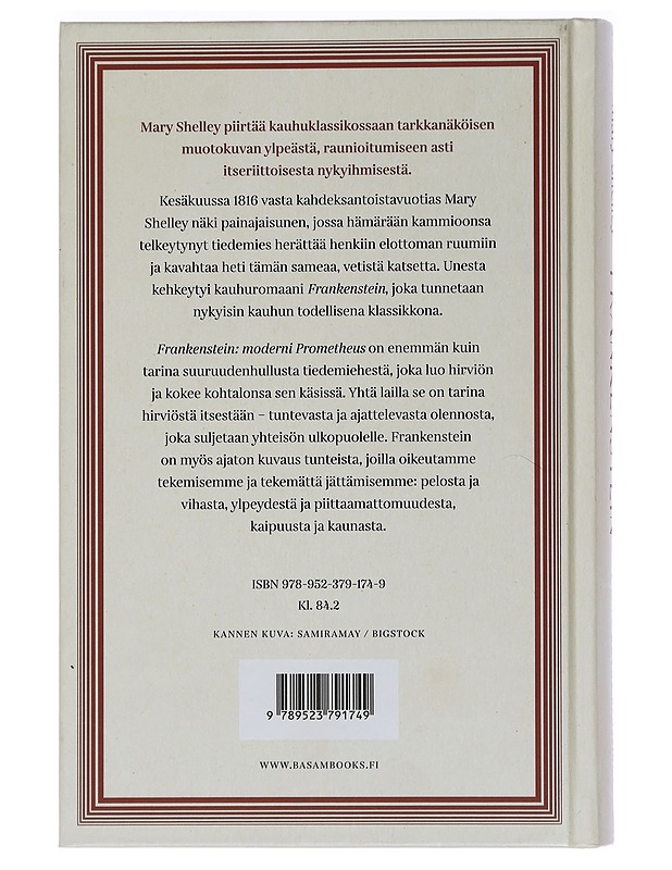 Frankenstein - Shelley, Mary - Fantasia- ja scifi - 10105447286 - 1
