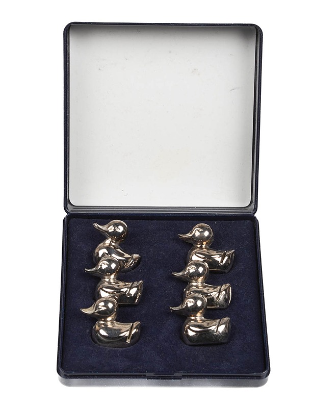 Ankanmuotoinen pöytäkorttiteline 6 kpl - Tarjoiluastiat - 10105447298 - 0