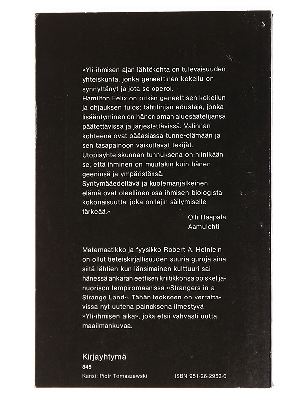 YLI-IHMISEN AIKA - HEINLEIN, ROBERT A. - Romaanit ja novellit - 10105447327 - 1