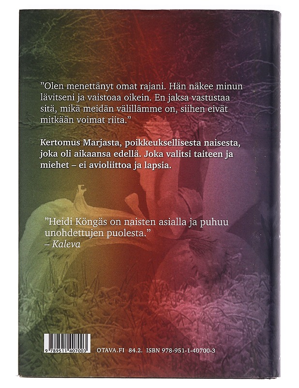 Siivet kantapäissä : romaani - Heidi Köngäs - Kaunokirjallisuus - 10105447330 - 1