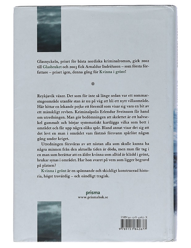 Kvinna i grönt - Arnaldur Indriðason - Romaanit ja novellit - 10105447339 - 1