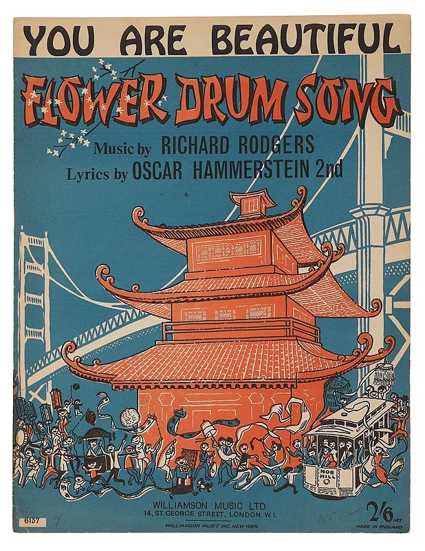 You are beautiful , flower drum song - Musiikki- ja elokuvakirjat - 10105447344 - 0