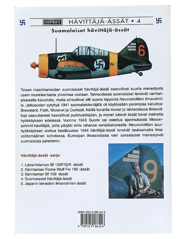 Suomalaiset hävittäjä-ässät - Keskinen, Kalevi - Historiakirjat - 10105447367 - 1