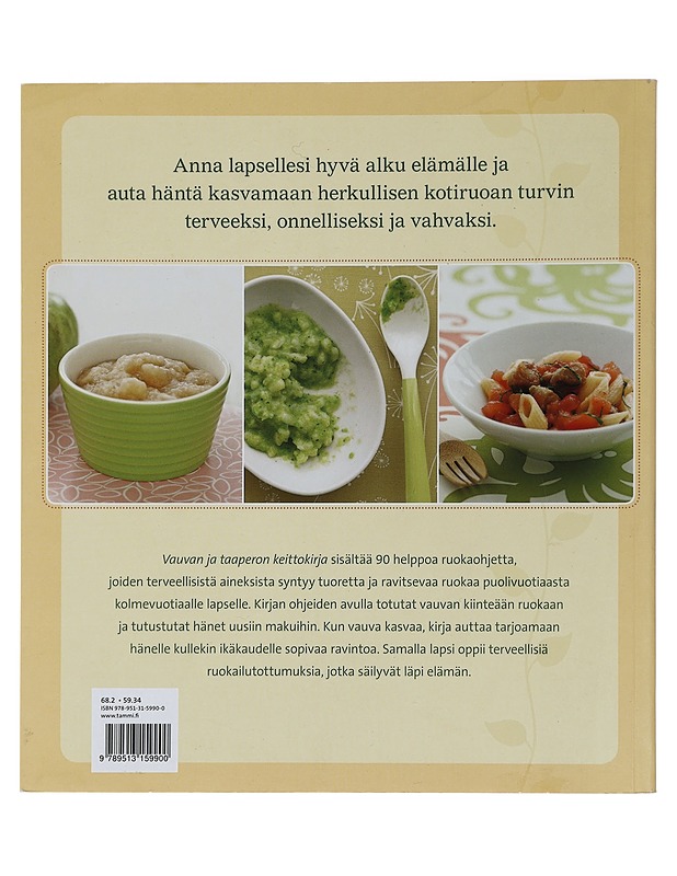 Vauvan ja taaperon keittokirja - Ansel, Karen - Ruokakirjat - 10105447368 - 1