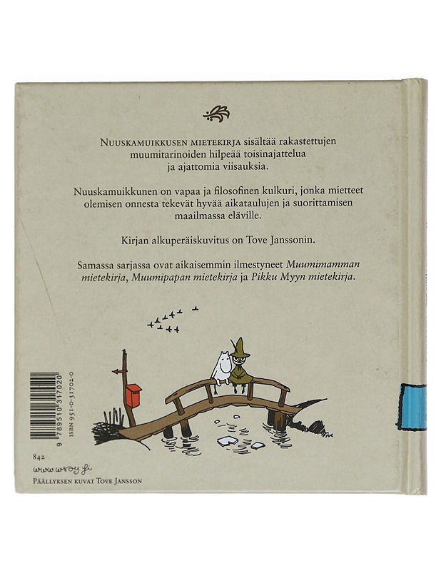 Nuuskamuikkusen mietekirja - Jansson, Tove - Lastenkirjat - 10105447374 - 1