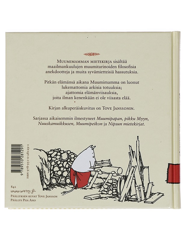 Muumimamman mietekirja - Jansson, Tove - Lastenkirjat - 10105447378 - 1