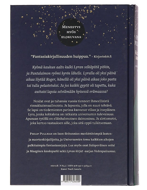 Universumien tomu : 1. Kultainen kompassi - Pullman, Philip - Romaanit ja novellit - 10105447412 - 1