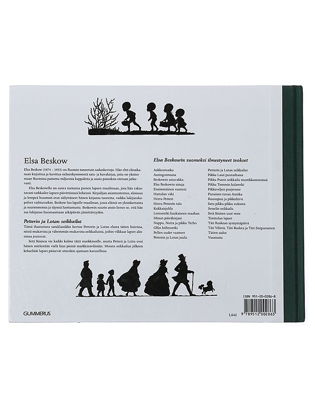 Petterin ja Lotan seikkailut - Beskow, Elsa - Lastenkirjat - 10105447426 - 1