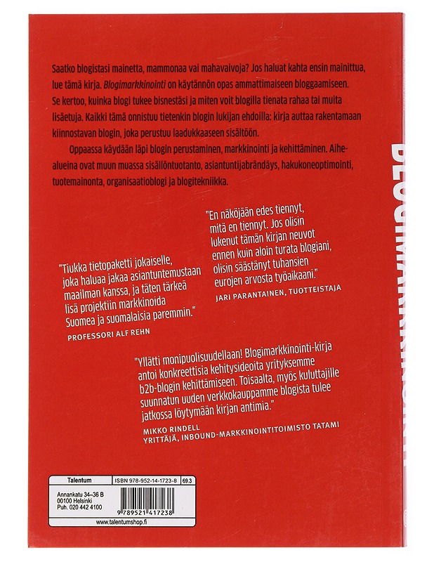 Blogimarkkinointi : blogilla mainetta ja mammonaa - Kortesuo, Katleena - Harrastekirjat - 10105447485 - 1