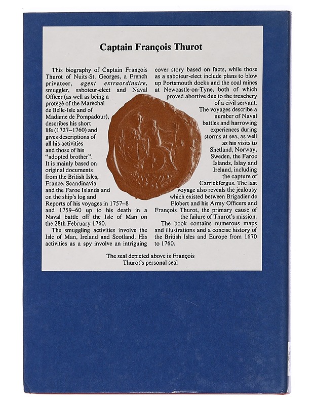 Captain Francois Thurot - Young, G. V. C. - Elämäkerrat ja muistelmat - 10105447492 - 1