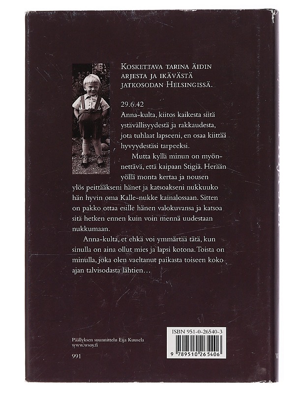 Tyhjä syli : äidin kirjeet Ruotsiin 1942-1946 - Virpi Salin - Elämäkerrat ja muistelmat - 10105447494 - 1
