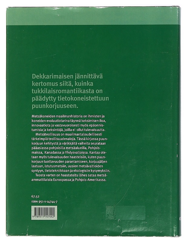 Metsäkoneiden maailmanhistoria - Konttinen, Hannu - Tietokirjat ja oppaat - 10105447503 - 1