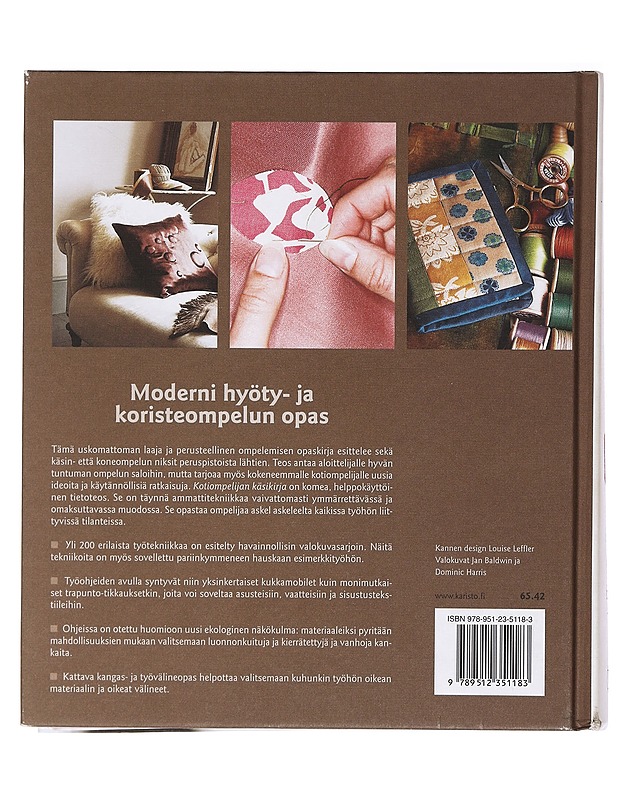 Kotiompelijan käsikirja : moderni hyöty- ja koristeompelun opas - Singer, Ruth - Harrastekirjat - 10105447540 - 1