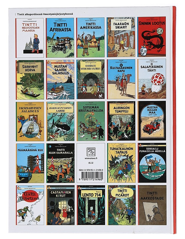 Kultasaksinen rapu - Hergé - Sarjakuvat - 10105447565 - 1