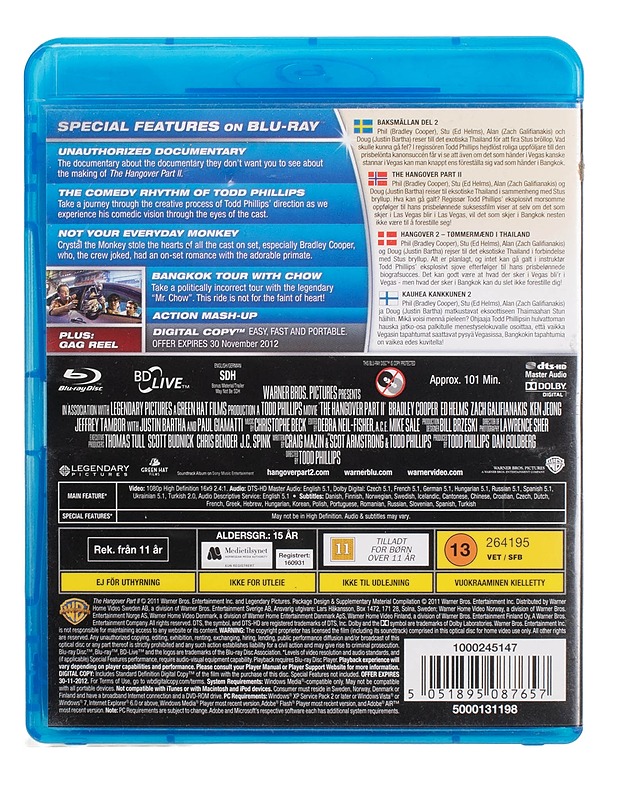 The Hangover Part II -Blu-Ray - Blu-ray-levyt - 10105447597 - 1