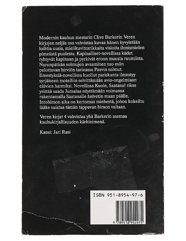 Veren kirjat. 4 - Barker, Clive - Romaanit ja novellit - 10105447621 - 1