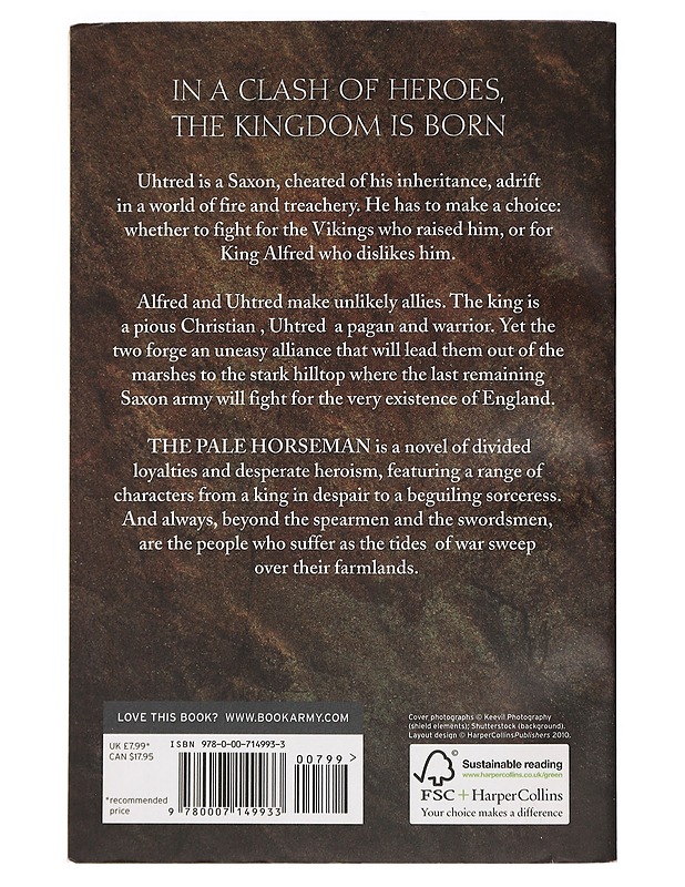 The pale horseman - Bernard Cornwell - Romaanit ja novellit - 10105447639 - 1