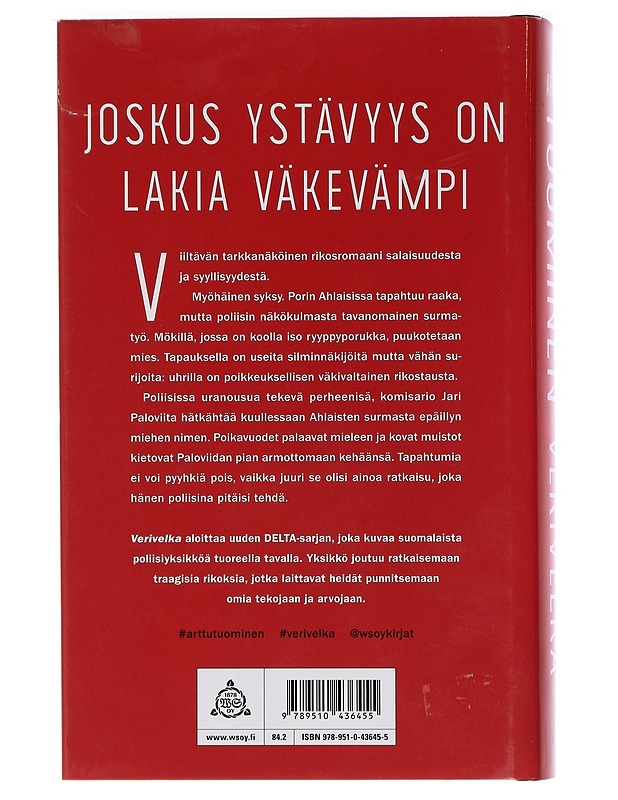 Verivelka - Arttu Tuominen - Jännitys ja dekkarit - 10105447633 - 1