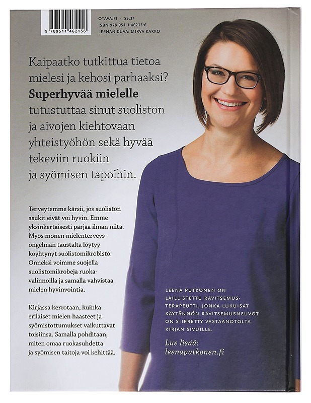 Superhyvää mielelle : nauti ruoasta, helli suolistoa - Leena Putkonen - Tietokirjat ja oppaat - 10105447656 - 1