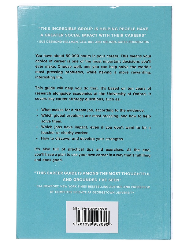 80,000 Hours : Find a Fulfilling Career that does good - Benjamin Todd - Tietokirjat ja oppaat - 10105447691 - 1