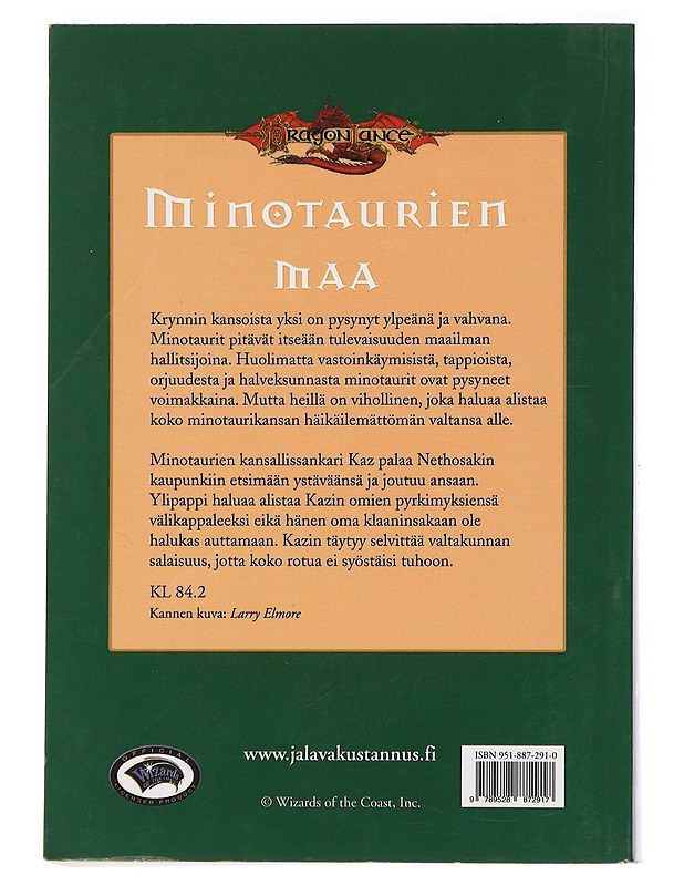 Dragonlance : Kadonneet historiat 4 : Minotaurien maa - Knaak, Richard A. - Fantasia- ja scifi - 10105447687 - 1