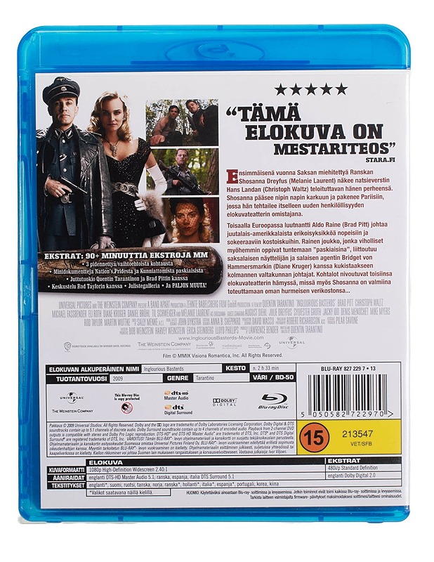 Kunniattomat Paskiaiset - Blu-Ray - Blu-ray-levyt - 10105447720 - 1