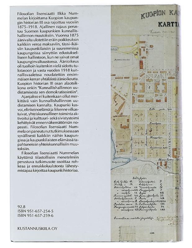 Kuopion Historia 3  - Historiakirjat - 10105447741 - 1