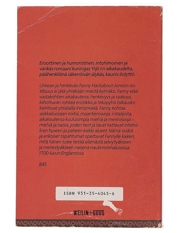 Fanny  - Jong, Erica - Romaanit ja novellit - 10105447766 - 1