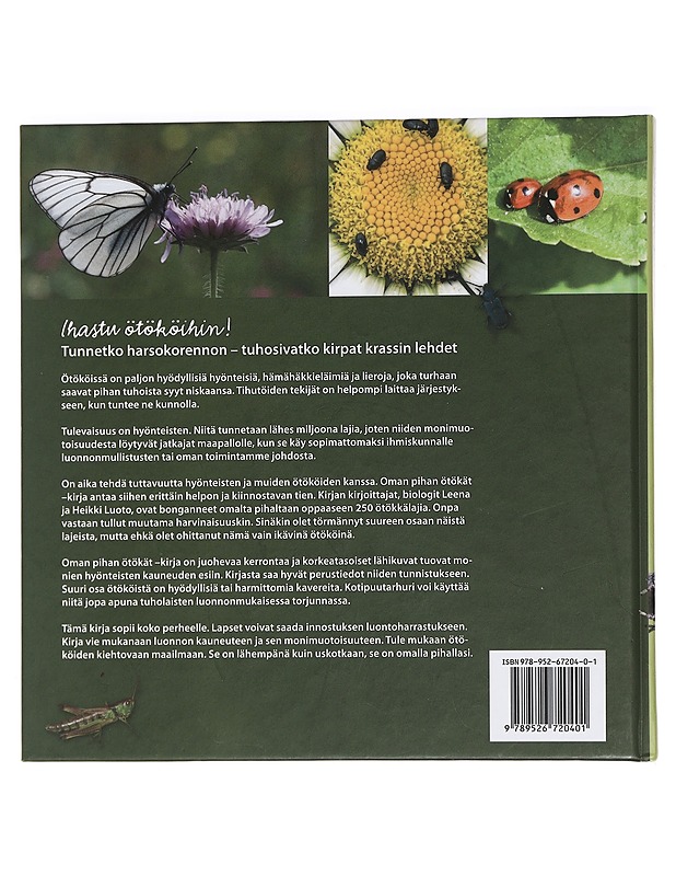 Oman pihan ötökät - Luoto, Leena - Tietokirjat ja oppaat - 10105447769 - 1