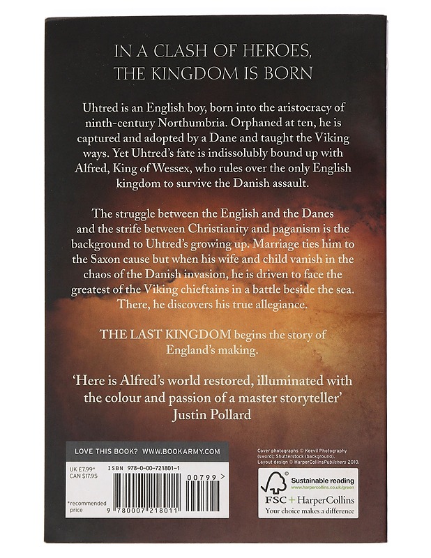 The Last Kingdom - Cornwell, Bernard - Romaanit ja novellit - 10105447767 - 1