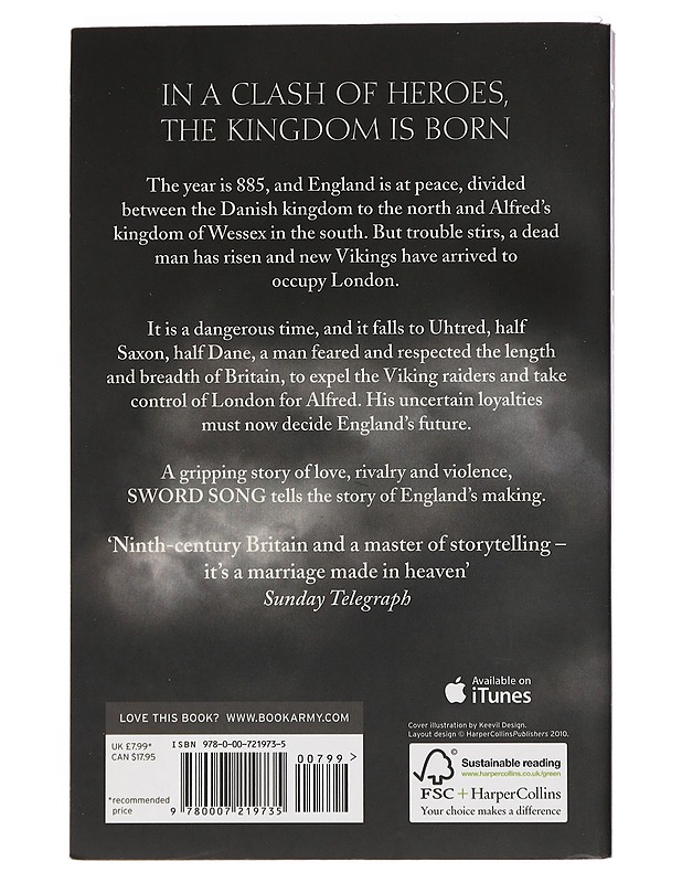 Sword song - Bernard Cornwell - Romaanit ja novellit - 10105447771 - 1