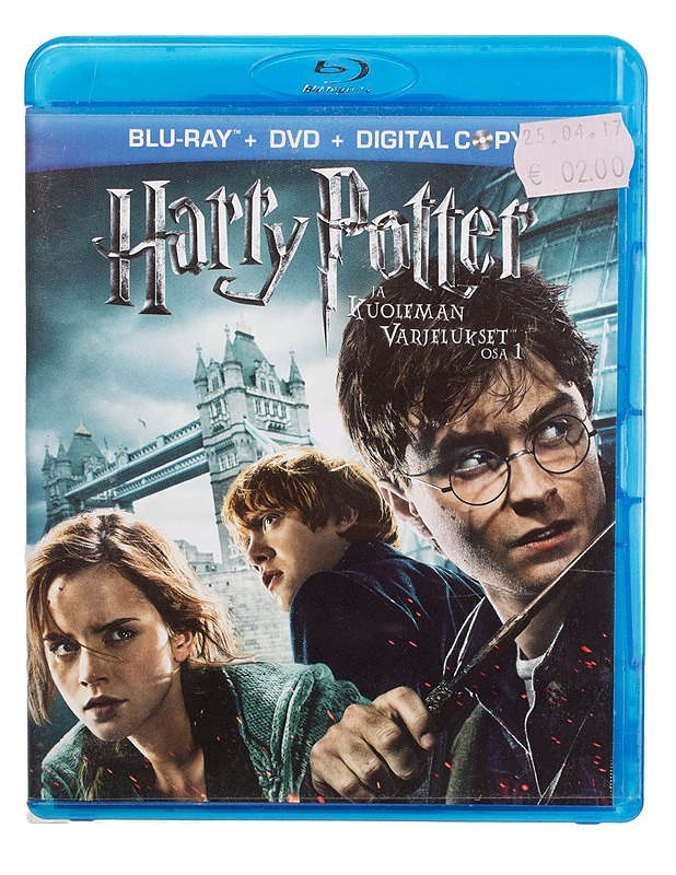 Harry Potter Ja Kuoleman Varjelukset osa 1 - Blu-ray + DVD - Blu-ray-levyt - 10105447786 - 0