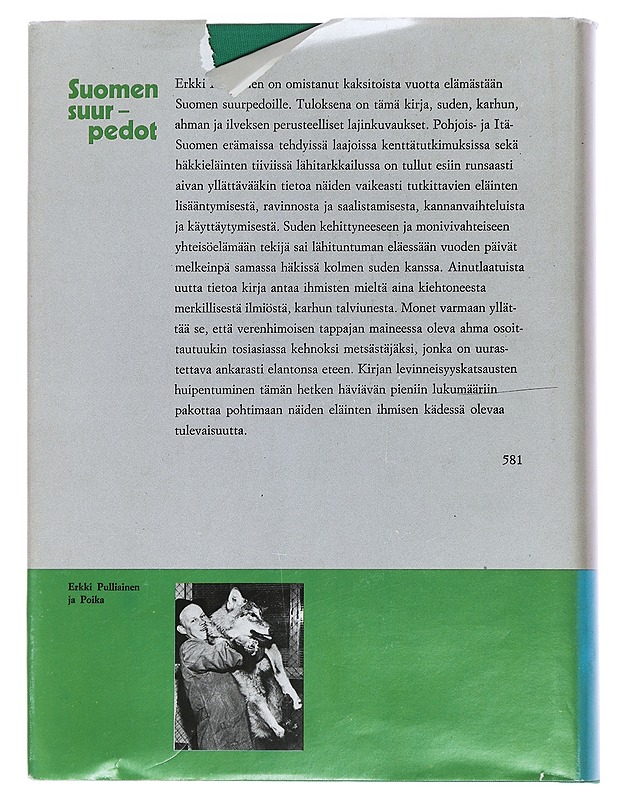 Suomen suurpedot - Pulliainen, Erkki - Tietokirjat ja oppaat - 10105447796 - 1