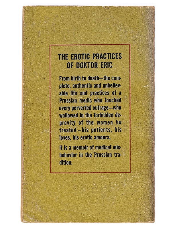 The Erotic Practices of Doktor Eric (K-18) - Romaanit ja novellit - 10105447798 - 1