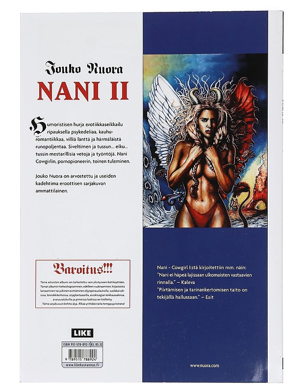 Nani. 2 : manic desperado - Jouko Nuora - Sarjakuvat - 10105447809 - 1