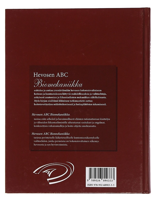 Hevosen ABC : biomekaniikka - Pauli Grönberg - Harrastekirjat - 10105447838 - 1