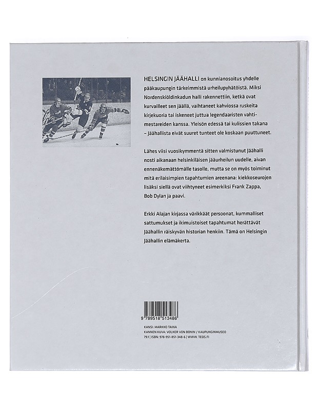 Helsingin Jäähalli - Erkki Alaja - Historiakirjat - 10105447851 - 1