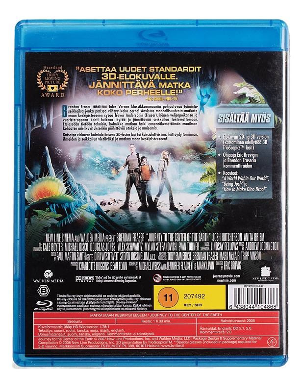 Matka Maan Keskipisteeseen - Blu-Ray - Blu-ray-levyt - 10105447855 - 1