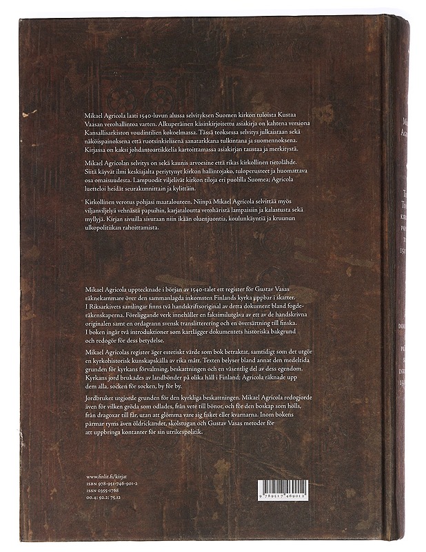 Turun tuomiokirkon ja papiston tulot 1541-1542 = Åbo domkyrkas och prästerskaps inkomster 1541-1542 - Agricola, Mikael - Historiakirjat - 10105447869 - 1